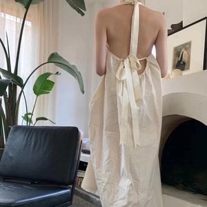 100% cotton irregular spaghetti strap or halter-neck dress multip